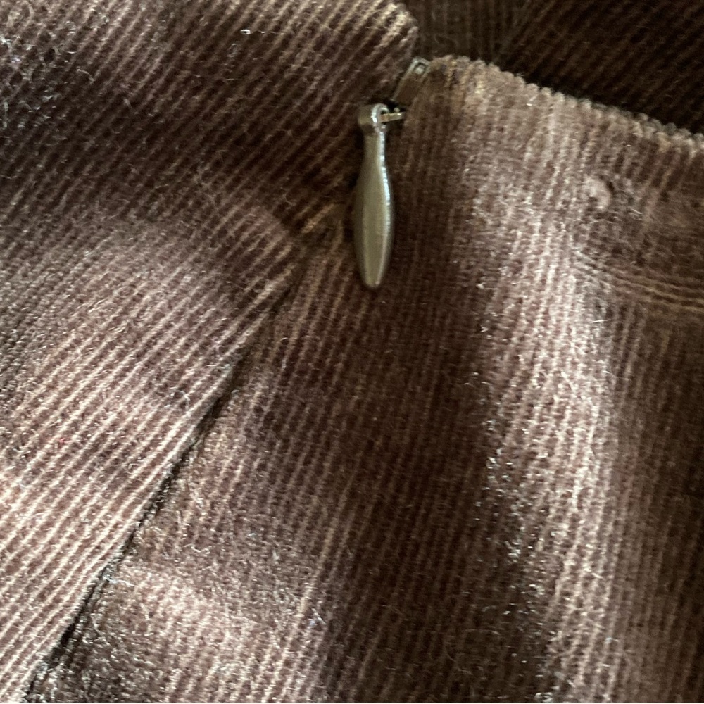 Tribal Brown Corduroy Skirt, Size 2 NWOT - Picture 5 of 6